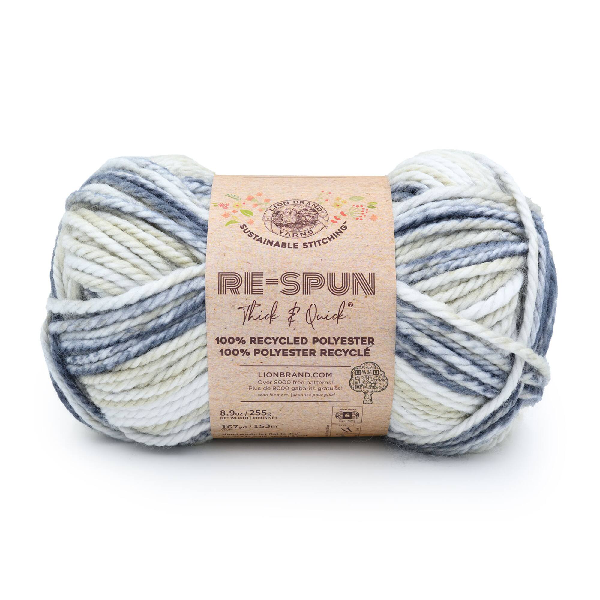 Lion Brand® Re-Spun Thick & Quick® Print Yarn